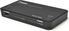 img 4 attached to 🔁 Без проблем 4K HDMI матричный коммутатор 4 X 2 от Orei - UltraHD 18G переключатель с Arc, поддержкой 4K @ 60 Гц и 1080P, ИК-пультом, и полным выбором матрицы (UHD-402)