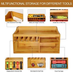 img 1 attached to 🧰 Wokyy Cordless Screwdrivers Workshop: Ultimate Organizer and Tool Storage Solution