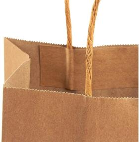 img 1 attached to 🛍️ 24-Pack Medium Kraft Gift Bags with Handles for Parties, Favors, Shopping, and Retail