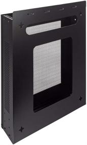 img 3 attached to 🖥️ NavePoint 2U Black Vertical Server Rack - Wall Mountable