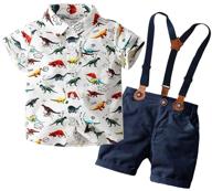 🦖 sleeve pocket dinosaur pattern boys' clothing - abolai logo