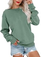 bingerlily womens sweatshirt pullover relaxed outdoor recreation for hiking & outdoor recreation clothing логотип