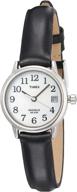 timex t2h331 indiglo leather silver tone logo