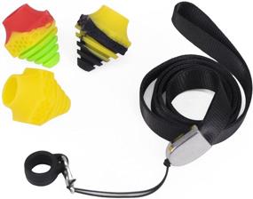 img 4 attached to 🔌 Flexible 3-Piece Silicone Universal Water Tube Adapter Set with 5-1-0 Rubber Lanyard