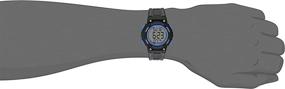 img 3 attached to Часы Timex Marathon цифровые унисекс TW5K84800 с черно-синим ремешком из смолы - средний размер