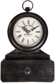 img 4 attached to Vintage Inspired Mantle Clock by Lily's Home: Battery Powered with Quartz Movement, Perfect for Victorian or Antique Décor Theme
