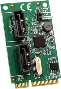 img 4 attached to 🔌 Мини PCIe контроллерная карта с двумя портами SATA III на чипсете ASM1061 от AsMedia