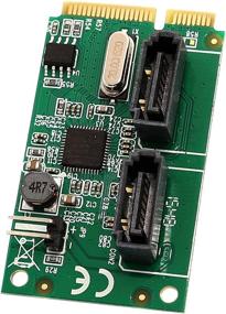 img 3 attached to 🔌 Мини PCIe контроллерная карта с двумя портами SATA III на чипсете ASM1061 от AsMedia