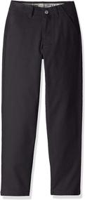 img 2 attached to 👖 Haggar Big Boy's Sustainable Chino Pant in Slim Fit (Sizes 8-20)