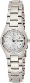 img 4 attached to ⌚ Seiko Women's SYMC07 Seiko 5 Automatic Silver Dial Stainless Steel Watch - Excellence in Timekeeping for Women