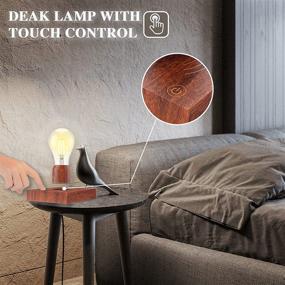 img 1 attached to 🪄 Magnetic Levitating Light Bulb Lamp: Floating and Spinning in Air Freely – Touch Control – Desk Gadget Decor – Cool Tech Gift for Men/Father/Lovers