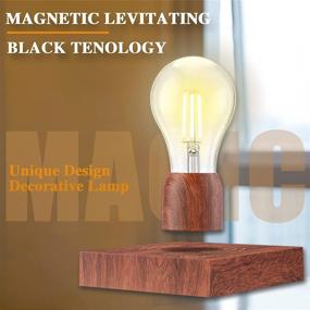 img 3 attached to 🪄 Magnetic Levitating Light Bulb Lamp: Floating and Spinning in Air Freely – Touch Control – Desk Gadget Decor – Cool Tech Gift for Men/Father/Lovers