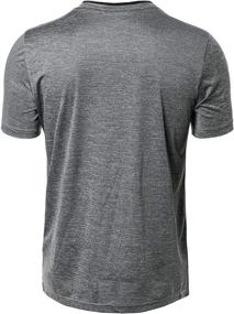 img 2 attached to 👕 Ultimate Comfort with Derminpro Casual Heather Sleeve Athletic Men's Clothing and Shirts