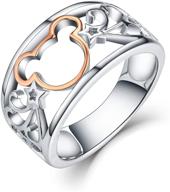 jo wisdom sterling silver ring（rose logo