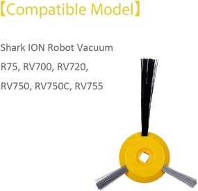 img 3 attached to 🦈 Enhance Your Shark ION Robot: 8 Pack Side Brushes Replacement Parts for Better Performance