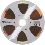 📀 verbatim 4.7gb 8x dvd+r digital movie recordable disc, 10-pack blister (96857) logo