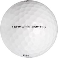 ⛳️ affordable callaway 50 chrome soft - value (aaa) grade - recycled (used) golf balls, white logo