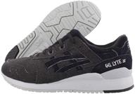 👟 black asics tiger gel lyte men's sneakers logo