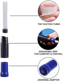 img 1 attached to 🧹 BoxLegend Vacuum Attachments: Compact Tubes Dusty Brush Cleaner Kit with Universal Adapter - Ideal for Keyboards, Car Vents, Drawers & More