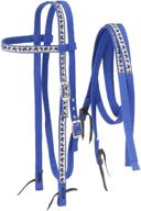 🐴 tough 1 nylon browband headstalls and reins: enhance your ride with printed overlay логотип