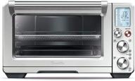 🍳 breville bov900bss smart oven air fryer pro: powerful countertop convection oven in brushed stainless steel logo