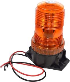 img 1 attached to 🚨 HQRP 360° 12-100V 30-LED Amber Strobe Light Mini Beacon - Enhancing Safety, Visibility, and Work Efficiency