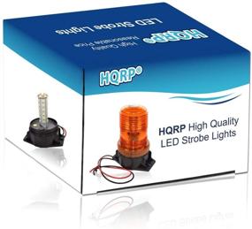 img 3 attached to 🚨 HQRP 360° 12-100V 30-LED Amber Strobe Light Mini Beacon - Enhancing Safety, Visibility, and Work Efficiency