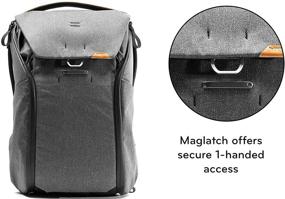 img 3 attached to 🎒 Peak Design Everyday Backpack V2 - 30L Charcoal: Camera Bag & Laptop Backpack with Tablet Sleeves (BEDB-30-CH-2)