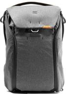 🎒 peak design everyday backpack v2 - 30l charcoal: camera bag & laptop backpack with tablet sleeves (bedb-30-ch-2) logo