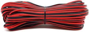 img 1 attached to 🚣 66ft Shangyuan Boat Light Extension Cable Wire Cord with 22awg 2pin for 3528 5050 5630 Led Strip Light Single Color – Ideal for Pontoon Boat Kayak Stern Anchor Mast Courtesy Navigation Bow Marine Lights