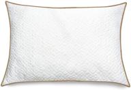 🌙 a1hc adjustable certipur-us cooling fabric shredded memory foam sleep pillow, standard size 20x26, white logo