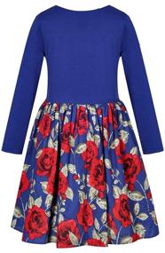 img 3 attached to 👗 Stunning Floral Sleeve Dresses for Bonny Billy Girls