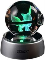 led crystal night light - 3d, 7 colors gradual changing table lamp for home or holiday gift логотип