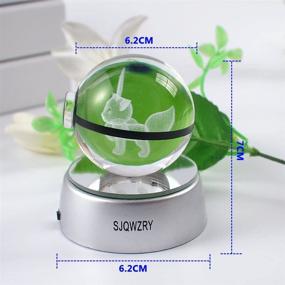 img 1 attached to LED Crystal Night Light - 3D, 7 Colors Gradual Changing Table Lamp for Home or Holiday Gift