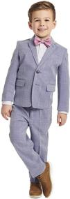 img 2 attached to Calvin Klein Little 4 Piece Formal Boys' Clothing for Suits & Sport Coats