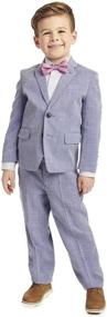 img 3 attached to Calvin Klein Little 4 Piece Formal Boys' Clothing for Suits & Sport Coats