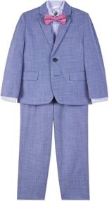 img 4 attached to Calvin Klein Little 4 Piece Formal Boys' Clothing for Suits & Sport Coats