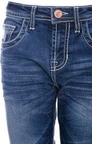 img 1 attached to 👖 CULTURA Boys' Distressed Skinny Jeans for Teens - Trendy Clothing via Jeans