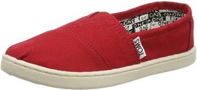 img 1 attached to 👟 Stylish TOMS Blue Chambray Embroided Tiny 10009261: Comfort and Fashion Combined