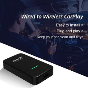img 1 attached to 2021 Wireless Carplay Adapter: Upgrades OEM Wired CarPlay to Wireless, iOS System Support, for Cars from 2017 to Now (Black)