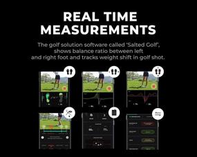 img 2 attached to 👟 Sophisticated Salted Smart Insoles: Amplifying Golf & Fitness Performance with Advanced Foot Analysis, Android/iOS Compatibility, and Waterproof IoT Wearable Capability