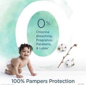 img 3 attached to 💚 Памперсы Pure Protection, новорожденные/размер 1 (8-14 фунтов), 74 штуки - гипоаллергенные и без запаха, супер пакет