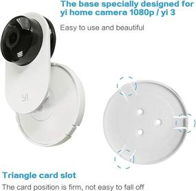 img 1 attached to 5-пакет креплений для камеры Yi Home, настенное крепление для камеры Yi Security (1080p/720p) - камера НЕ ВКЛЮЧЕНА