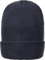 🧢 high-quality usa-made wool ski watch cap, pack of 3 - 100% pure wool logo