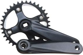 img 4 attached to 🚵 GANOPPER MTB Crank Arm Set: Top-notch 104 BCD Square Taper Mountain Bike Crankset in 152mm, 165mm, and 170mm