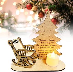 img 4 attached to Christmas Remembrance Ornament Candlestick Decoration Seasonal Decor