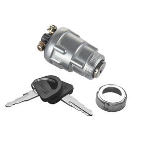 img 1 attached to MGI SpeedWare 3-Wire Universal Ignition Key Switch - Ideal for Cars, Buggies, Mowers, and Go Karts - Off/On/(Start) - Buy Now!