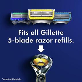 img 2 attached to 🪒 Gillette ProGlide Shield Razor for Men - 1 Razor + 4 Blade Refills, Protects Skin from Irritation