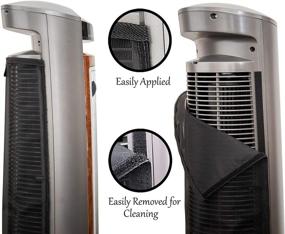 img 2 attached to 🌬️ Enhance Air Quality and Extend Fan Life with Pollentec Tower Fan Air Filter - Compatible with Lasko Wind Curve Fan Models 2254, 2551, 2559 - Made in USA