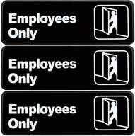 employees only sign informative plastic logo